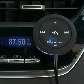 FM-передатчик Громкой связи Автомобильный аудио-радио Комплект Беспроводного приемника Bluetooth Адаптер Hands free 3,5 мм Aux USB MP3-плеер Зарядное устройство