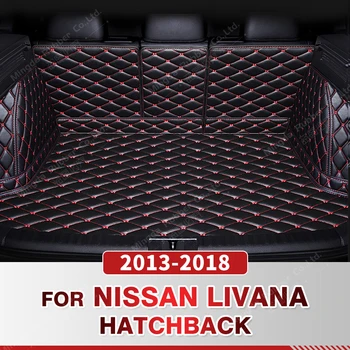 Автоматический Коврик для багажника с полным покрытием для хэтчбека Nissan Livana 2013-2018 17 16 15 14, Накладка для багажника Автомобиля, Аксессуары для защиты интерьера