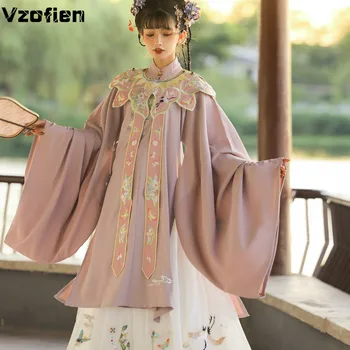 Древний традиционный танцевальный костюм принцессы Династии Тан Ханфу, Женский костюм Феи Ханфу с вышивкой в Восточном стиле, Косплей 0