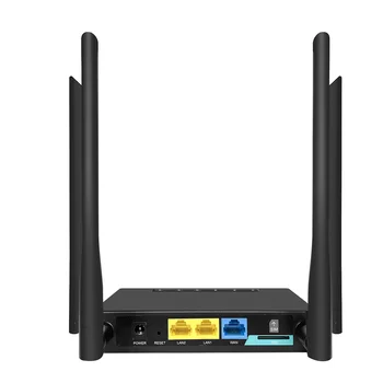 Промышленный маршрутизатор 4G WiFi 300M MIMO 4G + Маршрутизация + Режим точки доступа 2X100M LAN + 1X100M WAN Интерфейс с разъемом для SIM-карты EU Plug 0