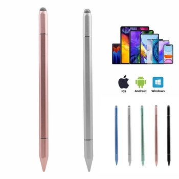 Универсальный стилус с емкостным экраном, сенсорная ручка для мобильных устройств Android iPhone iPad Xiaomi Huawei Lenovo, планшет, телефон, карандаш для рисования 0